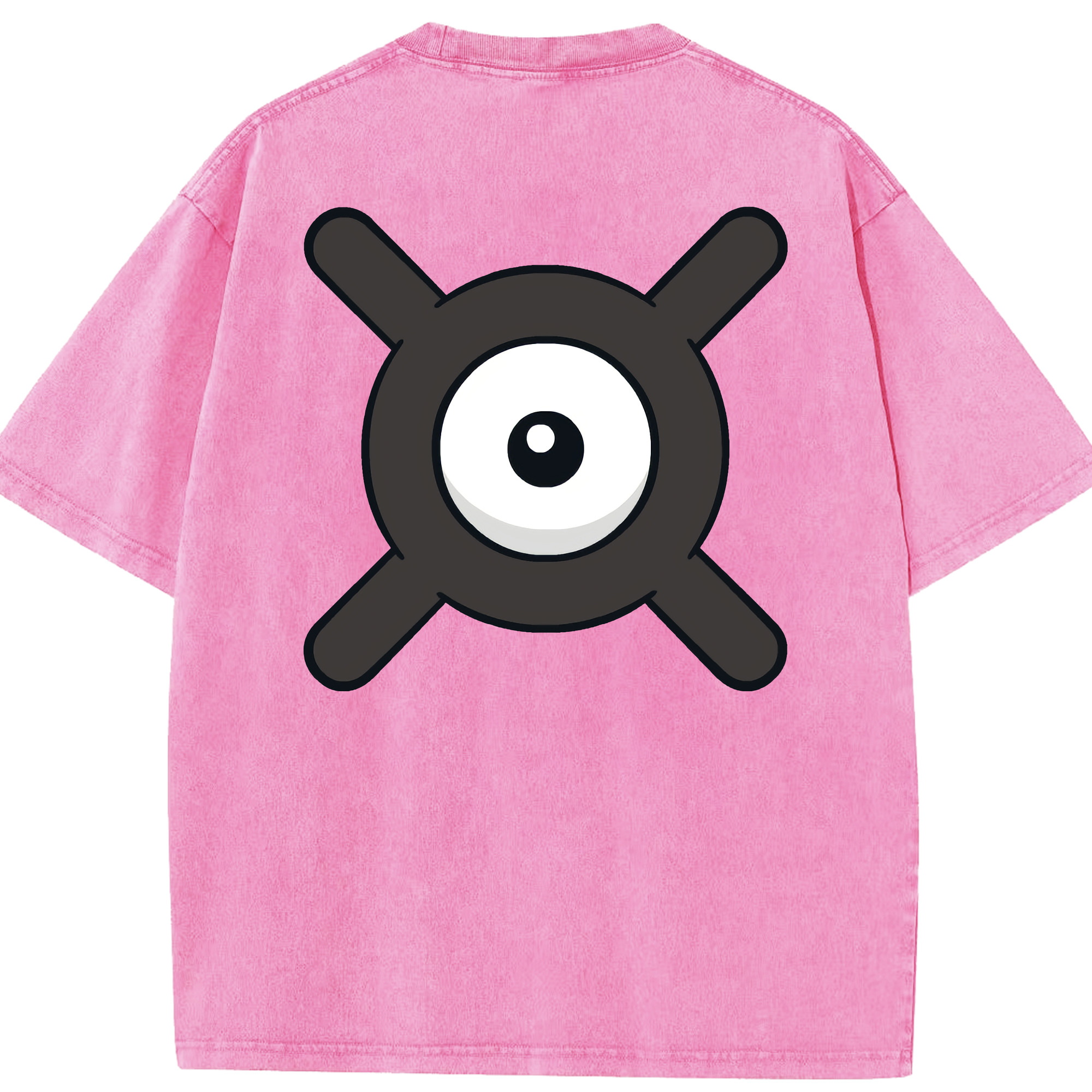（画像用） ポケットモンスター Pokémon 綿100% ヴィンテージ風 半袖Tシャツ（背面プリント）